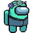 Turquoise sprite