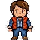 Marty McFly sprite