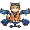 Jetpack Cat sprite