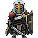 Papyrus Le Paladin Dans Diablo sprite