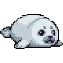 Niko the harp seal sprite