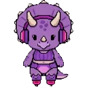 Lia The Triceratops sprite