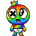 Rainbow Blue sprite