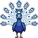Moonbeam Peacock sprite