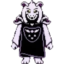 Asriel sprite