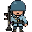 Blu Soldier sprite