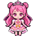 princess fancy heart sprite