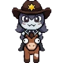 Horse spinnette sprite
