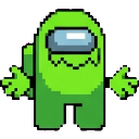 Among Us Green sprite