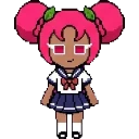 High School Student Hollyberry Cookie sprite