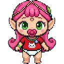 Chibokipinkredplayplaycoolbabytoxicnomamamumubaby sprite