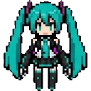 Big scary robot Miku sprite
