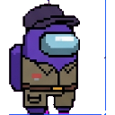 Among Us Purple sprite
