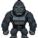 Officer. Gorrila's Gravestone sprite