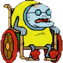 Old Man Wheelchair sprite
