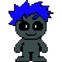 Inverted Issac sprite