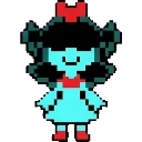 Aqua Deltarune sprite