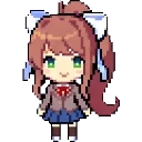 Monika sprite