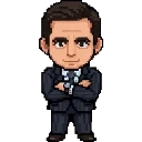 Michael Scott is a well-meaning, socially obliviou sprite