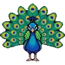 peacock sprite