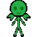 Green stickman sprite