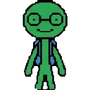 Green Stickman sprite