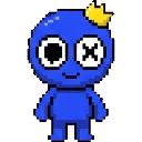 Blue Rainbow Friends sprite