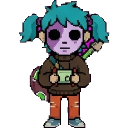Sally-face sprite