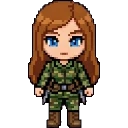 Lieutenant Colonel Anne Jefferson sprite