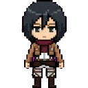 Mikasa Ackerman sprite