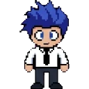 Human secretary sprite
