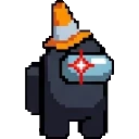 Among Us Black sprite