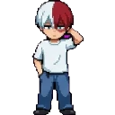 Shoto Todoroki sprite