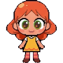 Orange amber sprite