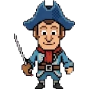 Pirate with a Scarf sprite