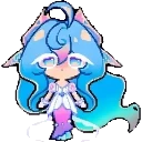 Aurora Sea Angel Cookie sprite