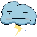 Grumpy Cloud sprite