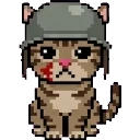 Soldier Cat sprite