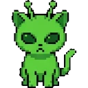 Alien Kitty sprite