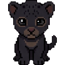 Purry the Jaguarundi Kitten sprite