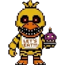 Nightmare Chica sprite