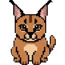 Silver-Tuft the Caracal sprite