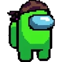 Among Us Lime sprite