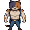 Meowscles sprite