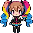 Pansexual miku sprite