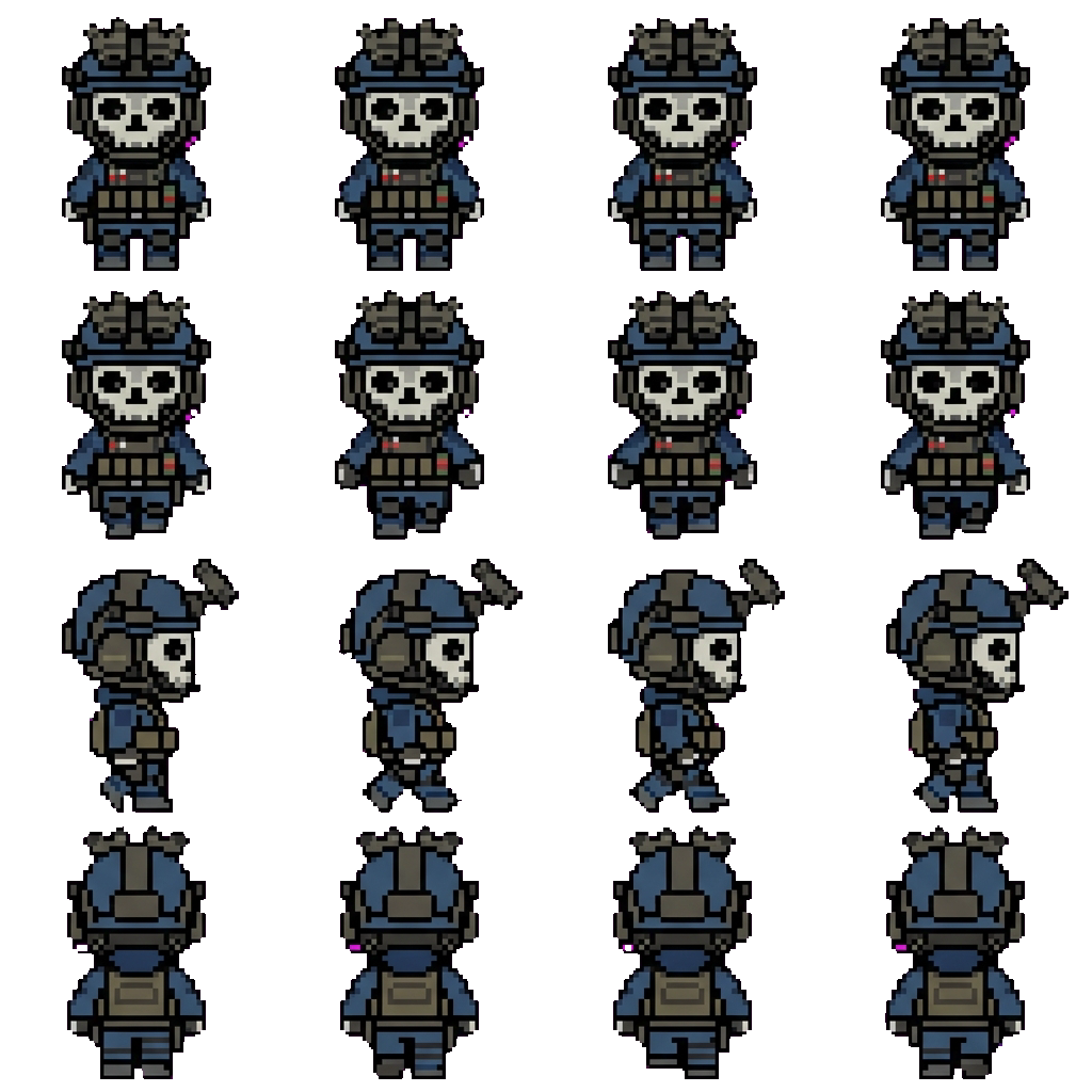 Simon "Ghost" Riley movement sprite