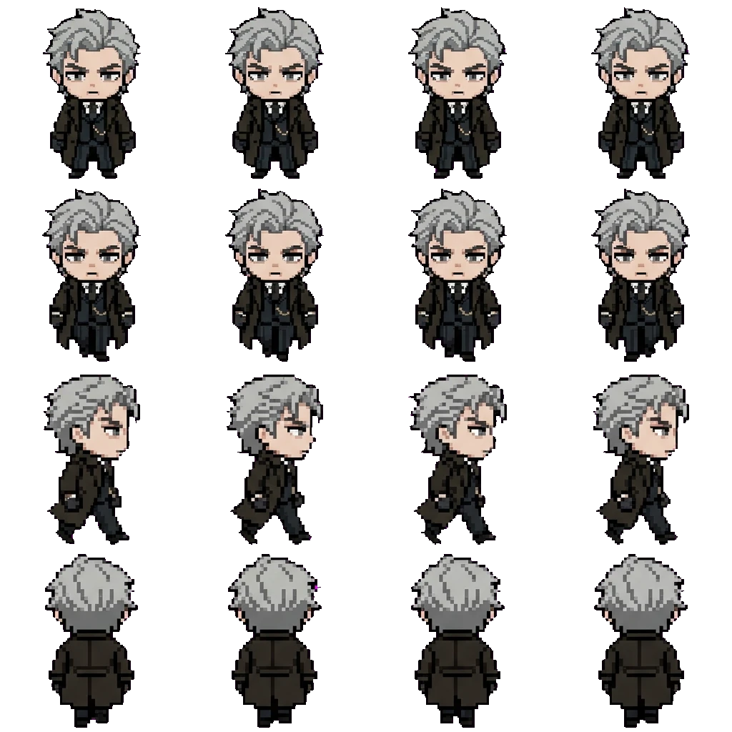 Mr V movement sprite