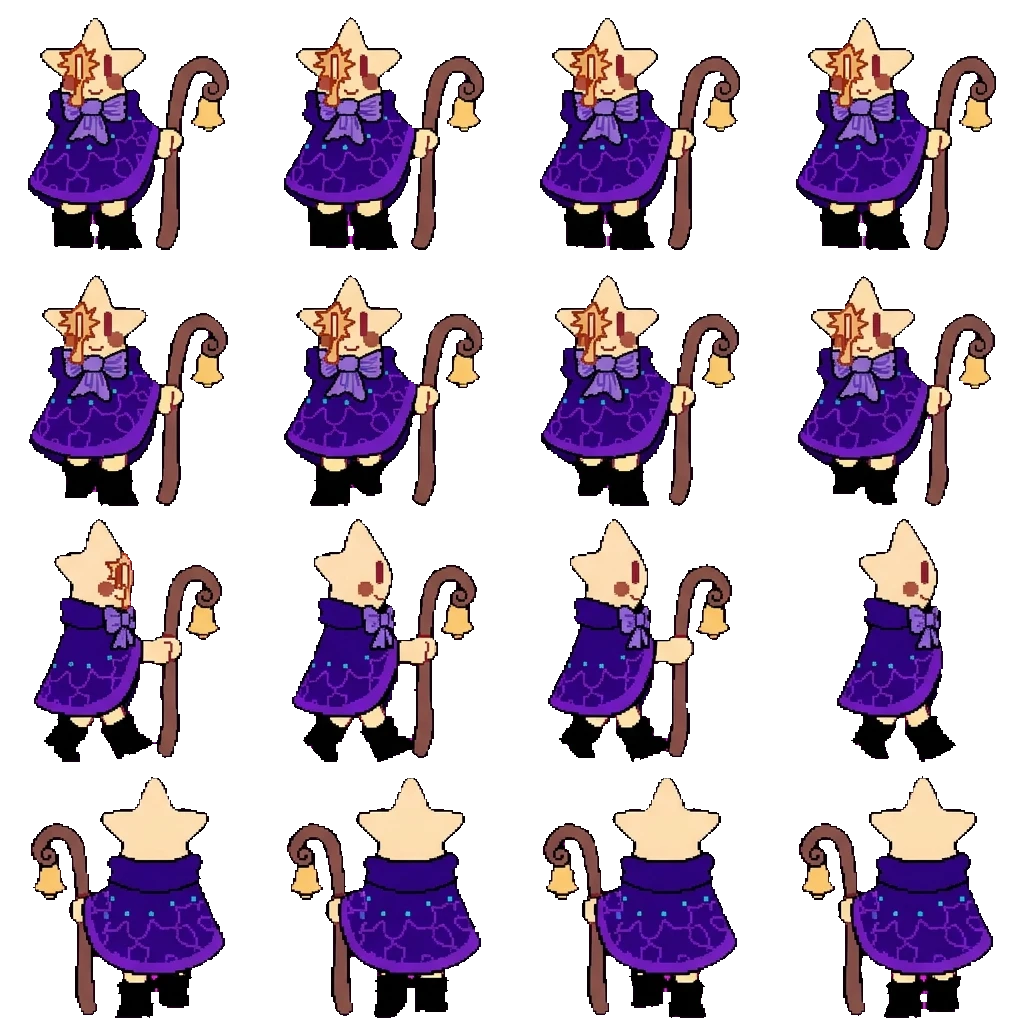 Starry movement sprite
