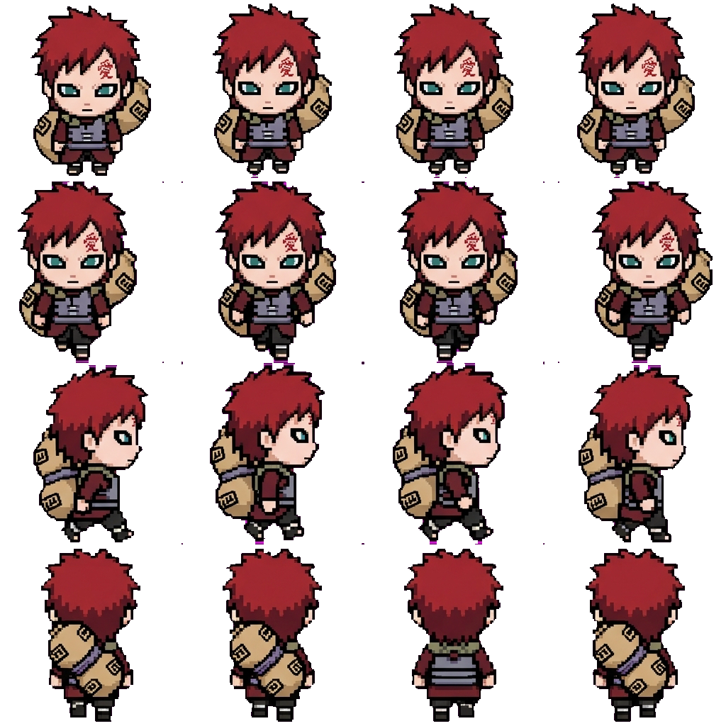 Gaara movement sprite