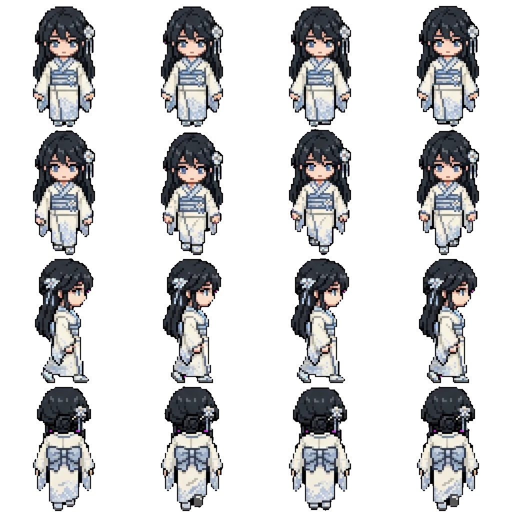 Tsukishima Sayo movement sprite